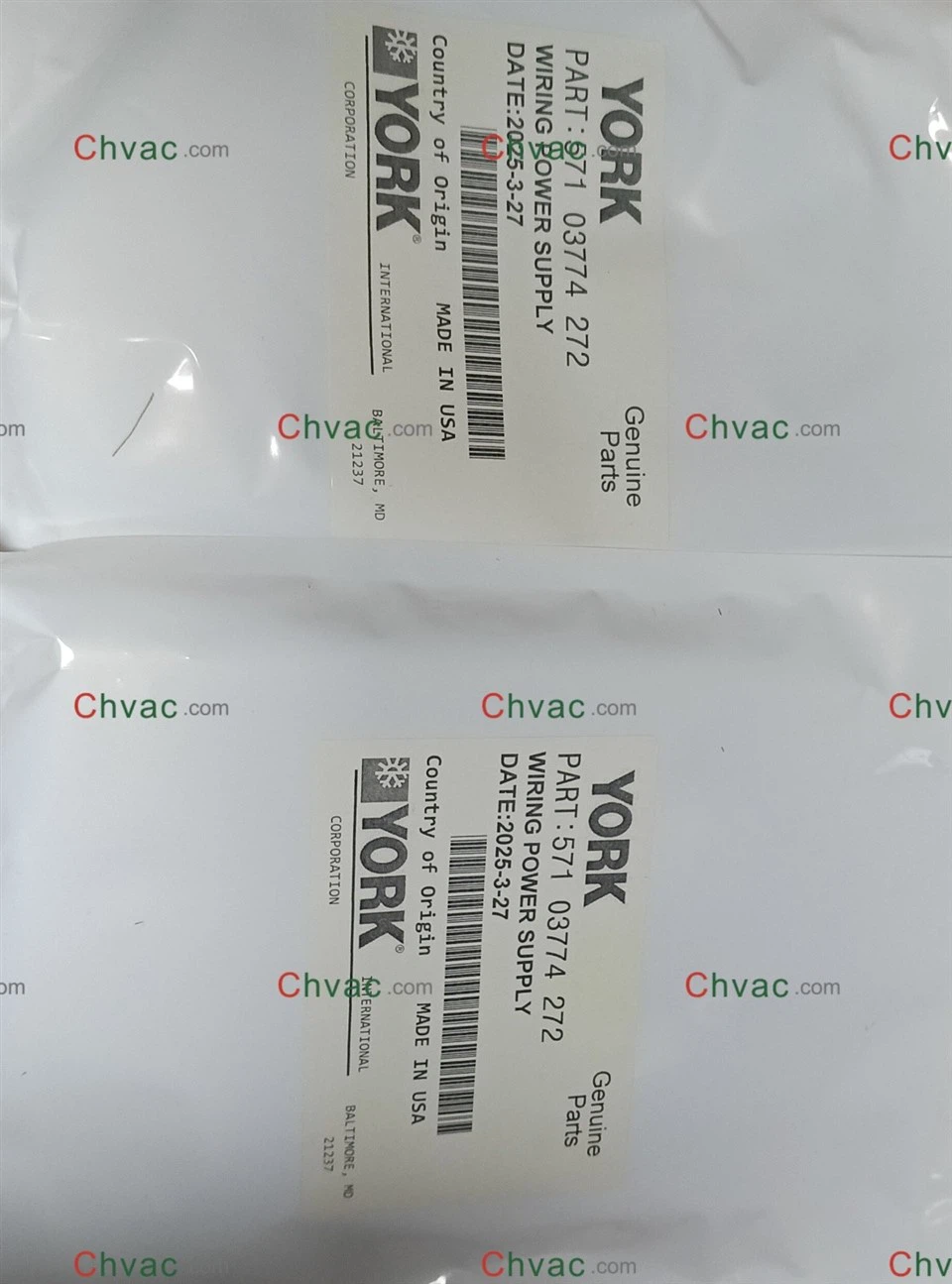 York 571-03774-272 LAIDŲ MAITINIMO MAITINIMO YD